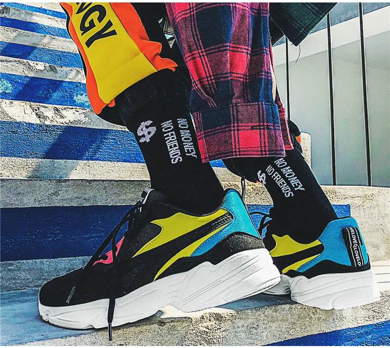 Mens Casual Shoes Chunky Trainers Sneakers Men Casual Shoes Men High Platform Classic Shoes Mens Sneakers Mesh Footwear 2019 New (8)