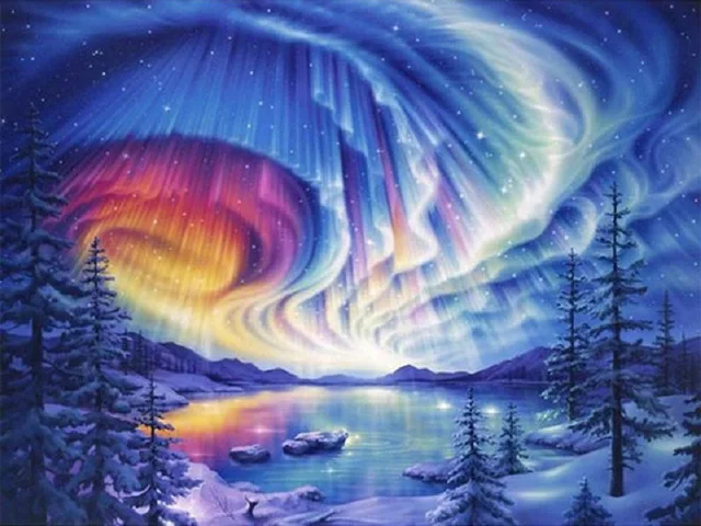 

Diy Diamond Painting Cross Stitch picture square Rhinestones Embroidery landscape pattern full diamond Mosaic Handicraft