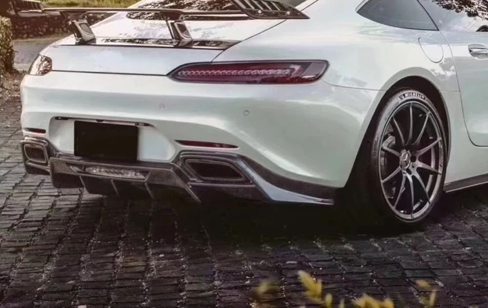 GT GTS карбоновый распылитель спойлер для Mercedes Benz AMG GT GTS 15-up