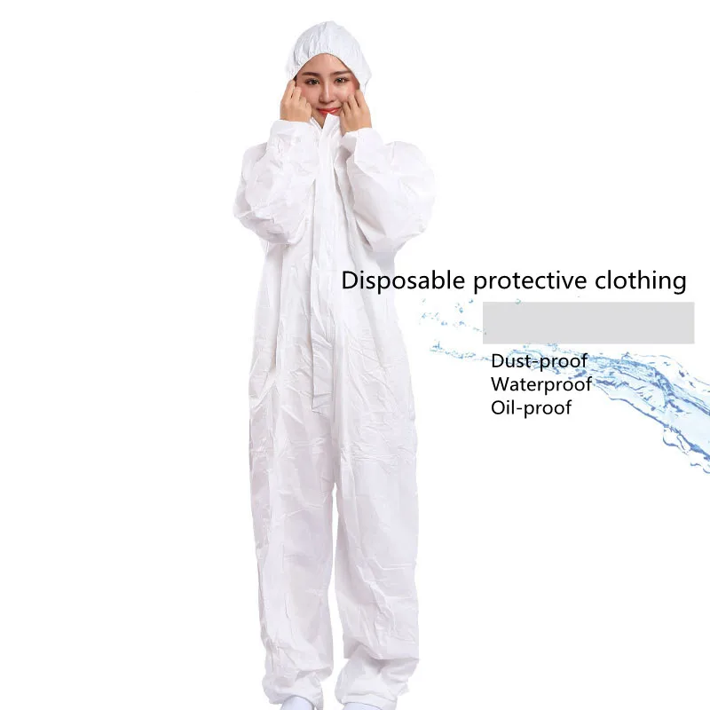 

Disposable breathable membrane protective clothing triplet visit experiment under dusters disposable overalls