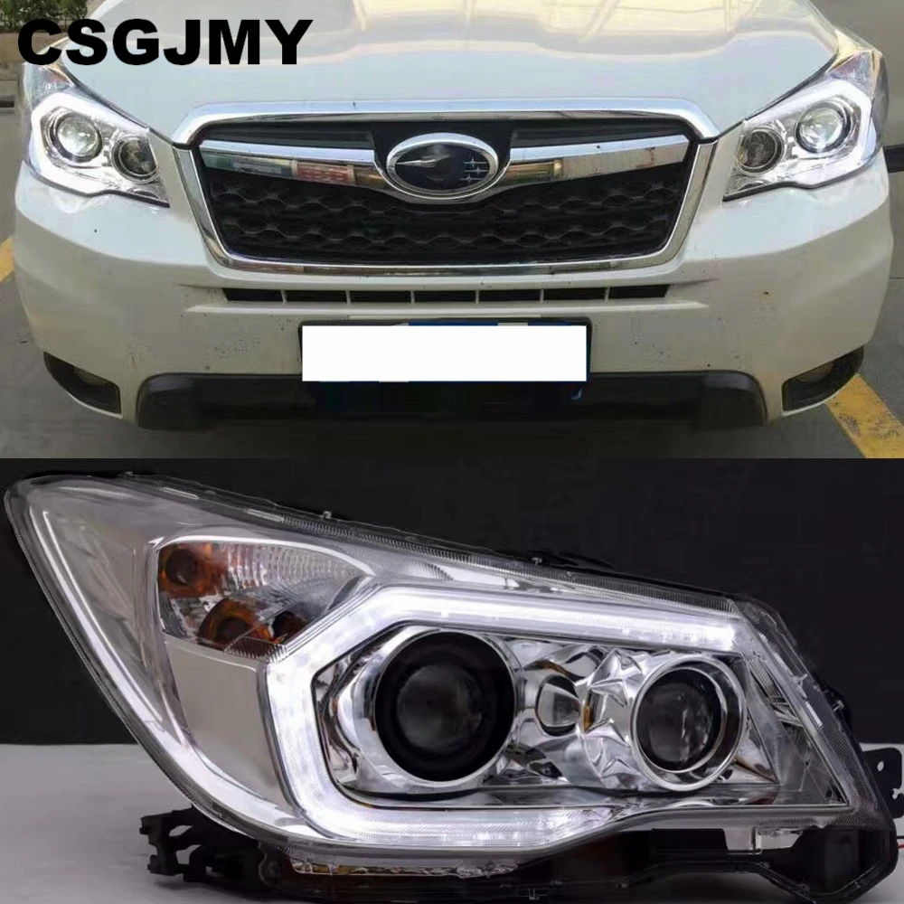 Автомобильный Стайлинг для Subaru Forester фары автомобиля 2013 2014 2015 2016 светодиодный DRL H7