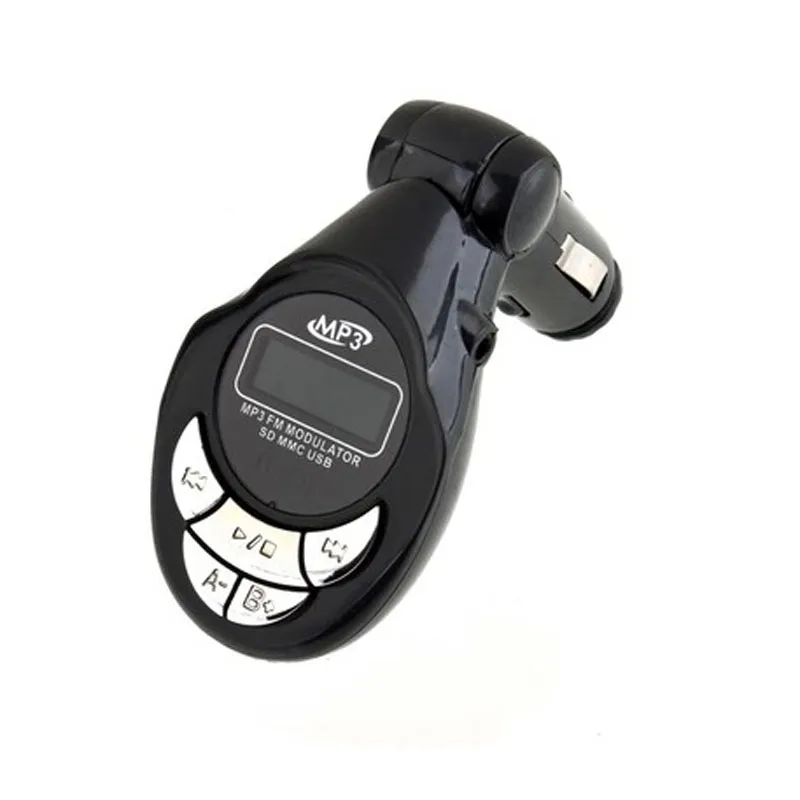 Автомобильный MP3-плеер беспроводной fm-передатчик модулятор USB SD CD MMC Пульт дистанционного управления XRC автомобильный аудио плеер адаптер Комплект с пультом дистанционного управления USPS