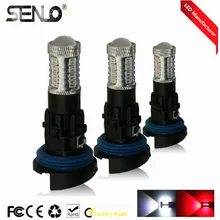 High power No faulty white 6000K led drl light hp24w G4 32smd 4014 15W 12V for peugeot citroen daytime running light
