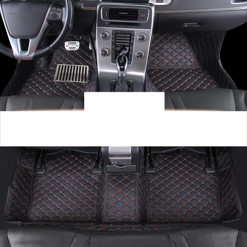 

lsrtw2017 leather car floor mat for volvo s80 2006 2007 2008 2009 2010 2011 2012 2013 2014 2015 2016 accessories rug carpet