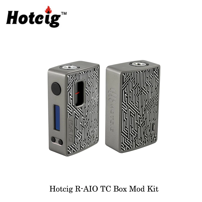 Электронные сигареты 80 Вт Hotcig RAIO R AIO TC коробка мод комплект HM чип для вейпинга