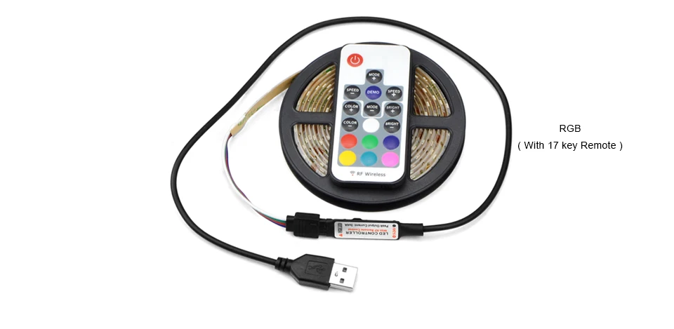 Светодиодный светильник 5 в USB светодиодный светильник для шкафа 2835 SMD RGB ТВ Настольный ПК экран подсветка Декор гардероб кухонный светильник ing