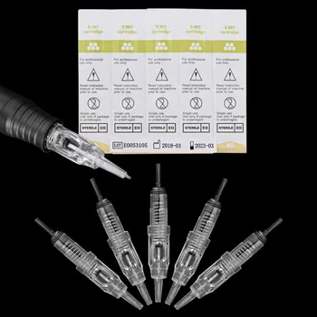 

Permanent Makeup Tattoo Cartridge Needles 5M1 Microblading Eyebrow Lip Tattoo Cartridge Needles For Tattoo Machine Kit Airst