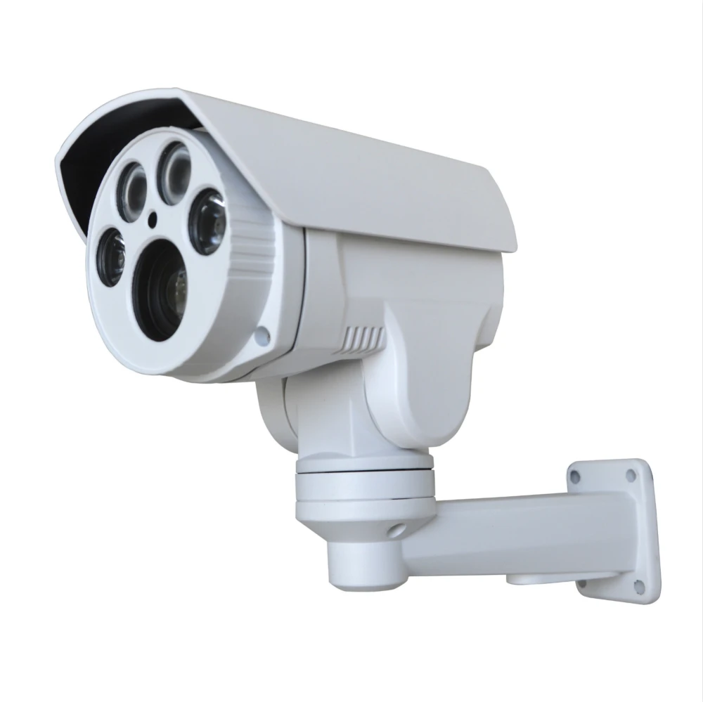  AHD 1080P PTZ Bullet Camera Pan Tilt 2.8-12mm Outdoor Security 4array LEDs Night Vision low illumination Supports IR-CUT Metal 