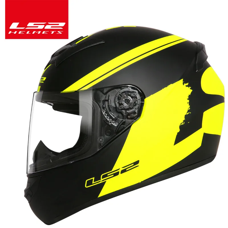 LS2 FF352 анфас мотоциклетный шлем Capacete Casco Casque ls2 шлем capacetes de motociclista ls2 ECE aproven - Цвет: yellow huge