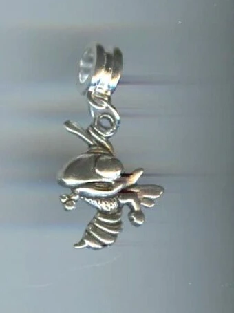 100PCS Vintage Silver Mad HORNET WASP Charms Pendant For Bracelets Necklace DIY Metal Jewelry Making Accessories P2239 | Украшения и