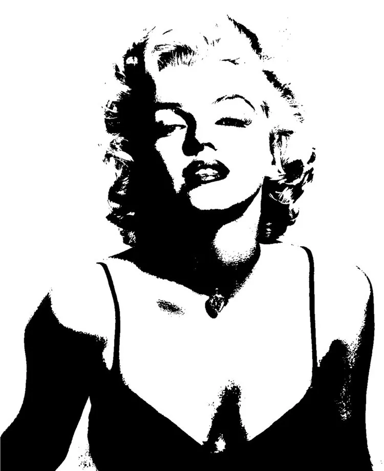 Classic Marilyn Monroe Photo Wallpaper Custom Elegant Large Wall Mural ...