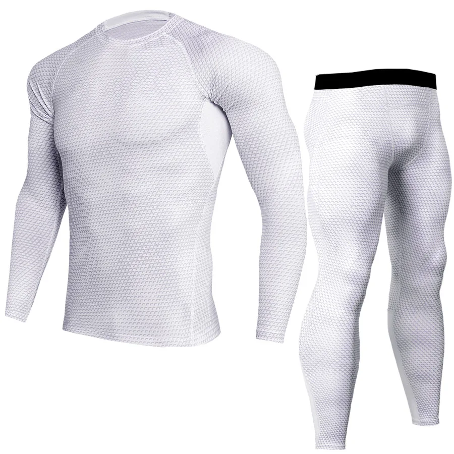 Мужские компрессионные Брюки mma rashguard, мужские леггинсы для фитнеса, термобелье, Нижний базовый слой, мужской спортивный костюм, одежда