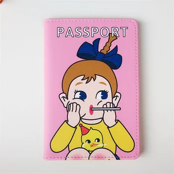 

Lollipop girl Brand Travel Journey Document Organizer Wallet Passport ID Card Holder Ticket Credit Card Bag Case Free Shipping