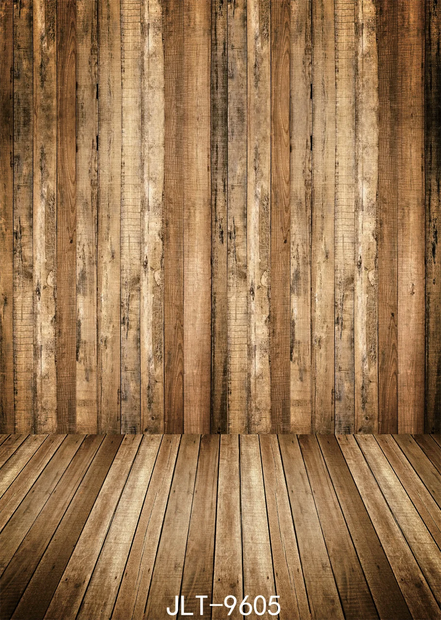 

SHENGYONGBAO Art Cloth Custom Wood Planks Photography Backdrops Prop Wall and floor theme Photo Studio Background 9635