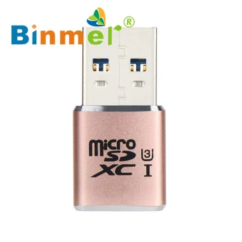 

USB 3.0 Mini Card Reader/MICRO SD/SDXC Aluminum TF Card Reader Drop Shipping_KXL0626