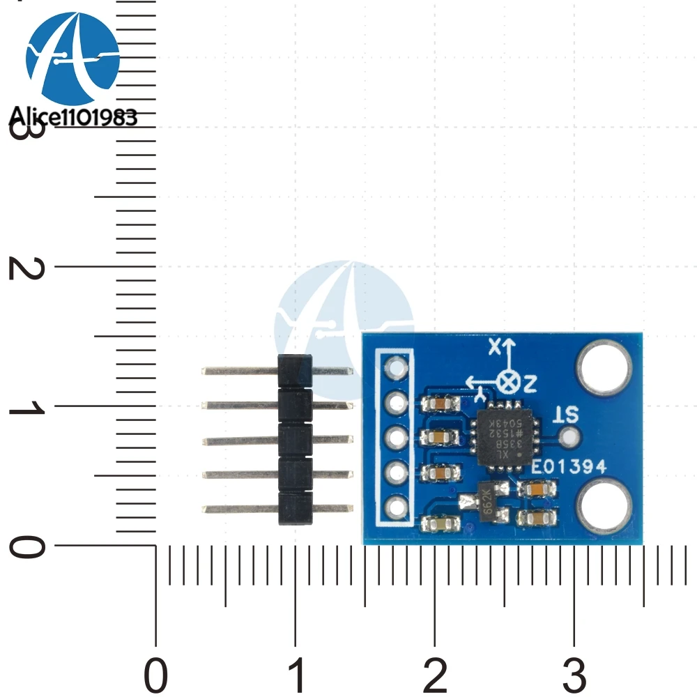 GY-61 GY 61 ADXL335 трехосевой модуль акселерометра трехосевой датчик угла гравитационного падения 3 в 5 В