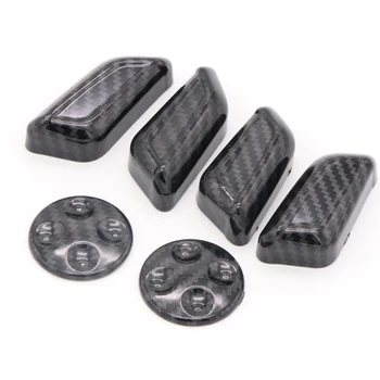 

For Audi Q5 2018 Interior Car Seat Adjusting Switch Button Decor Cover Trim ABS 6pcs car-styling accessories