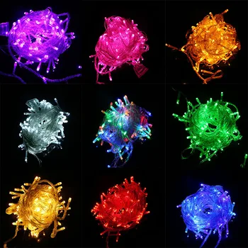 

10M 100leds Waterproof 110V/220V LED String lights holiday Christmas Fairy Lights for Ramadan Festival Party Wedding Decoration