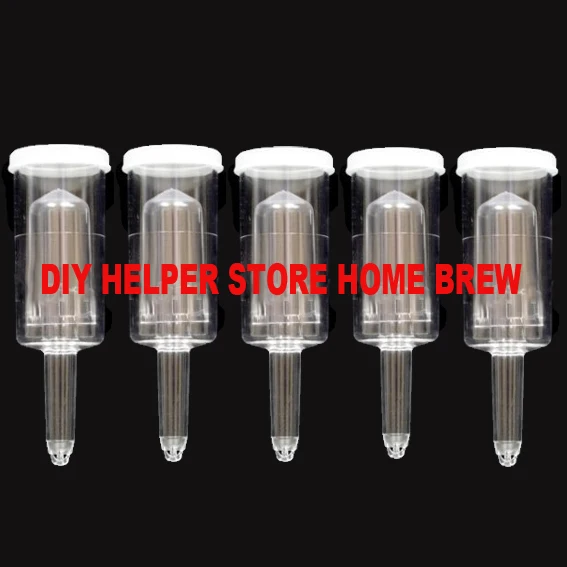 

5-PACK 3-PIECE HOME BREW AIR LOCK Ferment Carboy Bucket AirLock FOR HOMEBREW BEER WINE MOONSHINE BAR ACCESSORIES TOP QUALITY