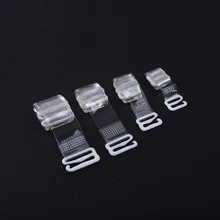 2 предмета Для женщин Регулируемый невидимый прозрачный бюстгальтер плечевой ремень бюстгальтер TPU ремни Невидимый съемный металлический крюк