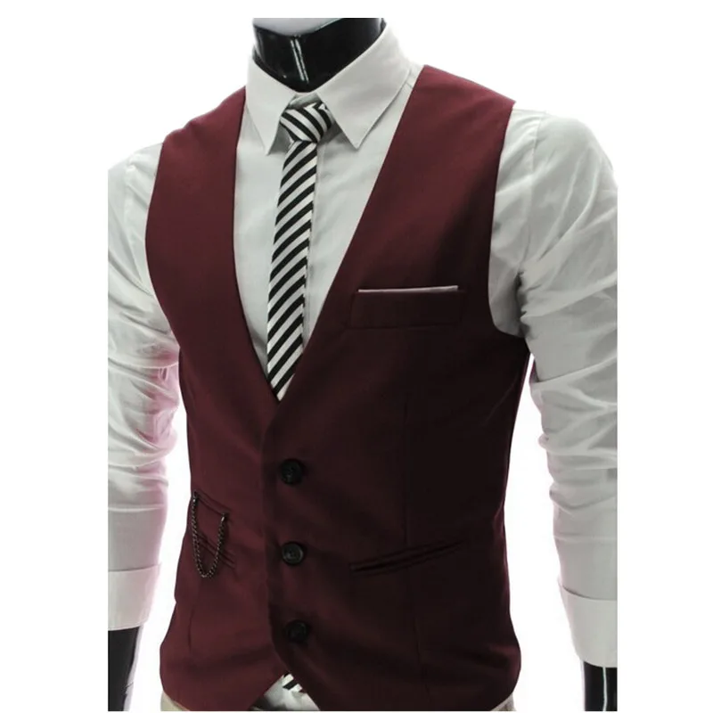 Dressy white vest for women men suits sale