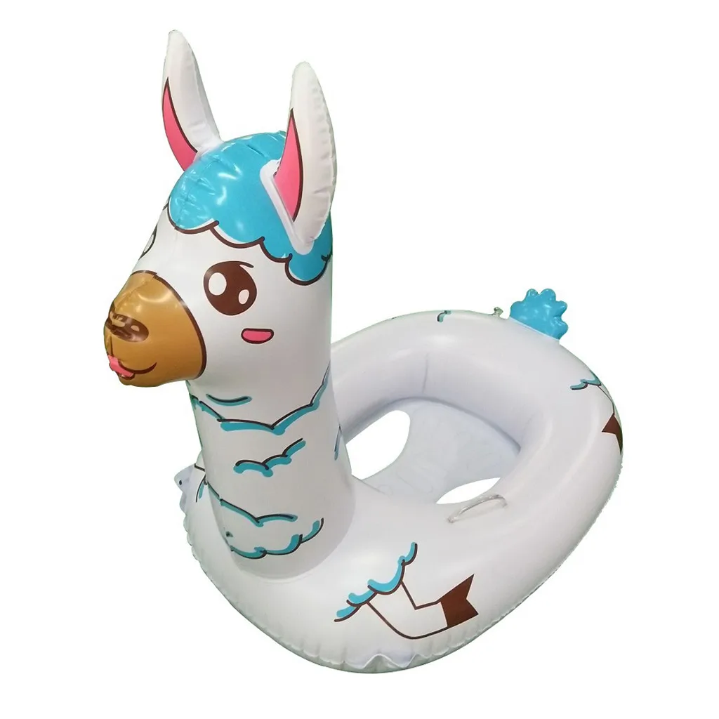 

Hot sale good looking Pool Float Ride On Party Alpaca Inflatable Swimming Ring Water Supplies Toys Inflatable Toys 2019