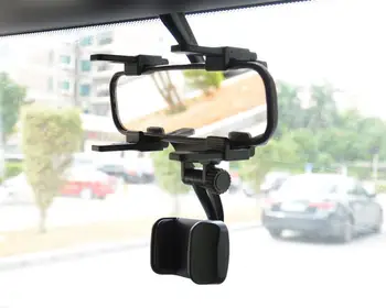 

Rotary Car rearview mirror Mounts Mobile Phone Car Holders Stands For Samsung Galaxy J2 Prime,J7 Prime,Gionee S9,Doogee Shoot 1