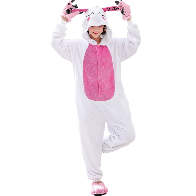 Забавные Животные любимый кролик комбинезон для взрослых Kigurumi пижамы Для женщин