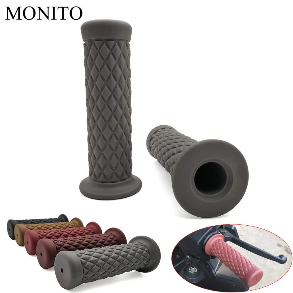 

Universal 7/8" 22MM Vintage rubber Motorcycle handle grips handlebar For GAS GAS EC 2T 4T FSE/FSR RR/RS HUSQVARNA TC125 TE125