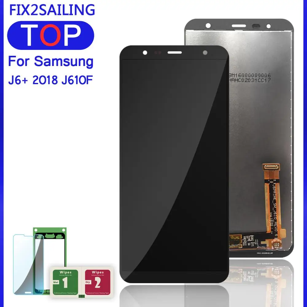 Сменный сенсорный ЖК-экран для Samsung Galaxy J6 + 2018 J610F | Мобильные телефоны и аксессуары
