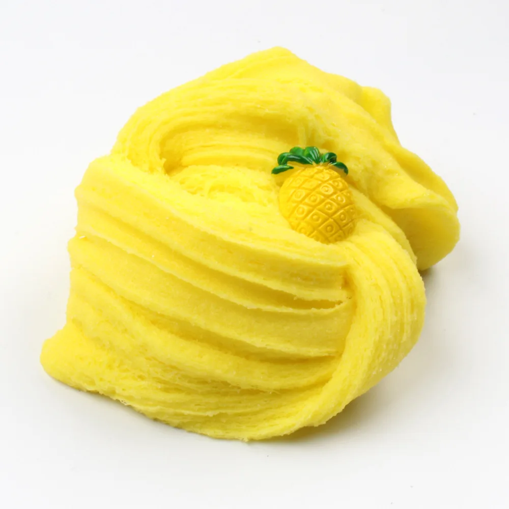 Slime Toys Popular Pineapple DIY Modeling Clay Fluffy Slime Learning Education Toy For Children Release Stress Polymer Clay Slime Toys Popular Pineapple DIY Modeling Clay Fluffy Slime Learning Education Toy For Children Release Stress Polymer Clay