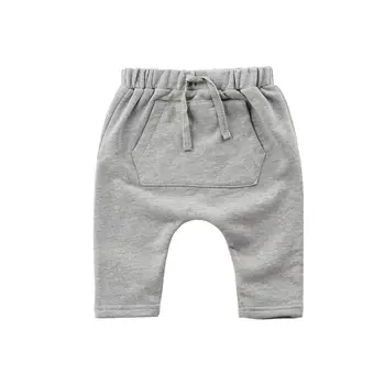 

2018 spring baby pants newborn - 24M baby clothing , fashion Casual Haren Fleece Trousers PP bottom infant pants