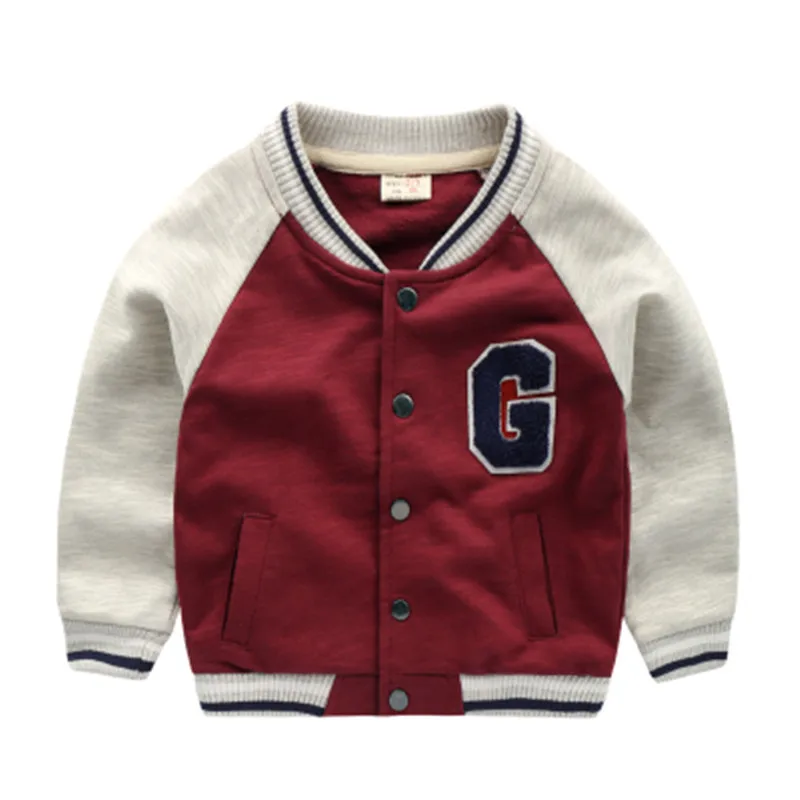 Новое поступление, одежда для маленьких девочек и мальчиков, пальто Модная бейсбольная куртка г., весенне-Осенняя детская верхняя одежда детская одежда