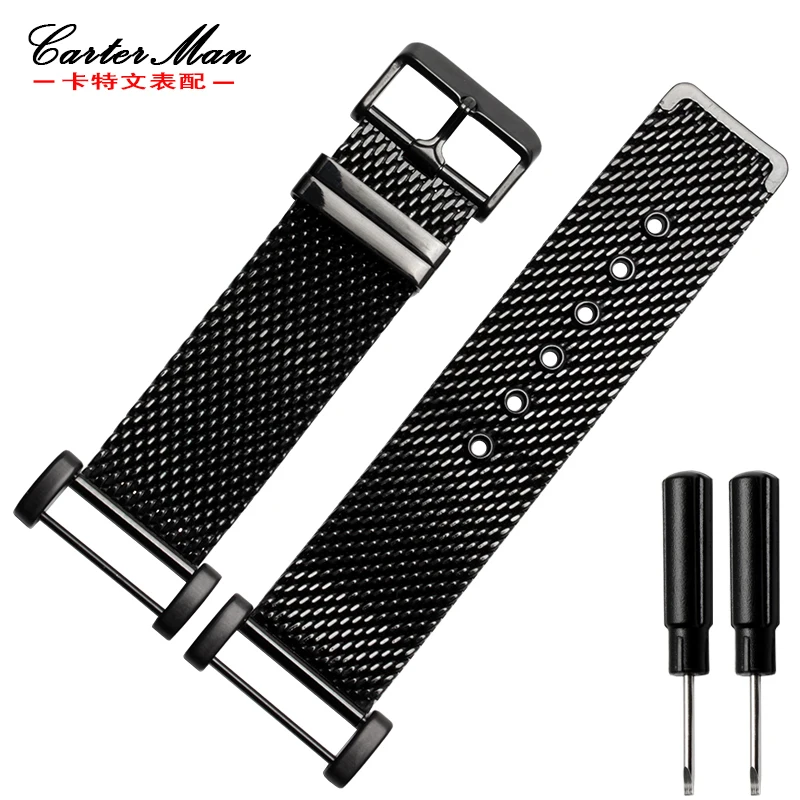 

New 24mm High quality stainless steel watchband for Suunto core smart watch strap with adapters bracelet free shipping