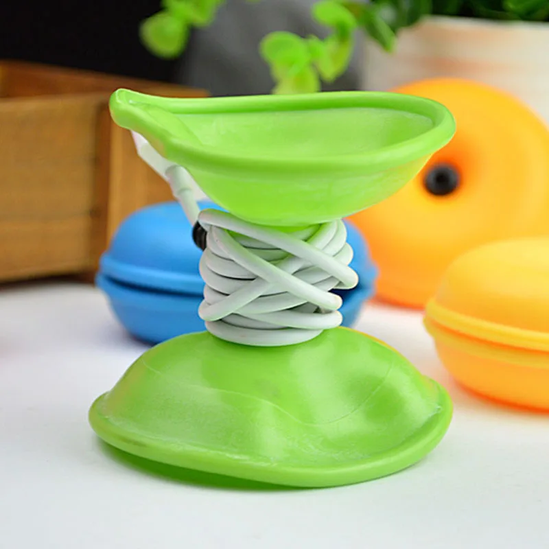 

Earphone Cable Organizer Case Turtle Shape Wrap Wire Winder Headphone Cord Holder XM66