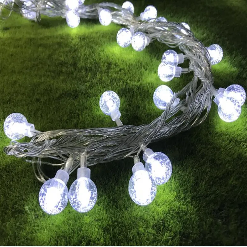 220V Crystal Ball string light 10M 50 led Christmas holiday Wedding party decoration fairy light 220V Crystal Ball string light 10M 50 led Christmas holiday Wedding party decoration fairy light