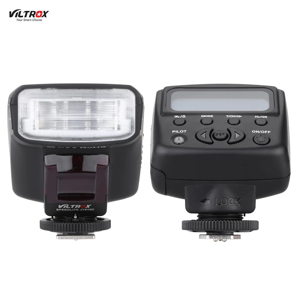 

Viltrox JY-610C Mini the Flash Speedlite 1.5" LCD E-TTL On-camera Slave for Canon 750D 760D 5DR 5DRS 60D 70D 700D DSLR Camera