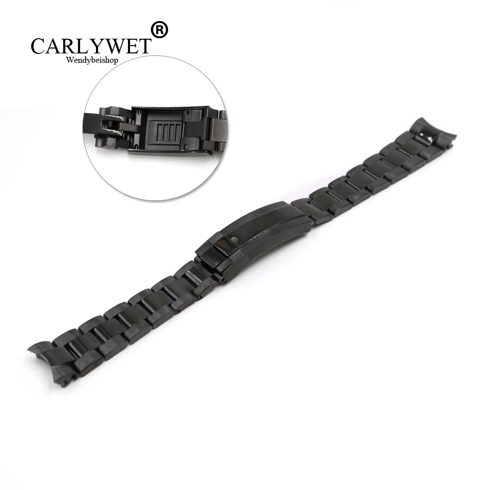 Carlywet 20 мм черный Нержавеющая сталь насыщенный загнутым концом винт ссылки Новый
