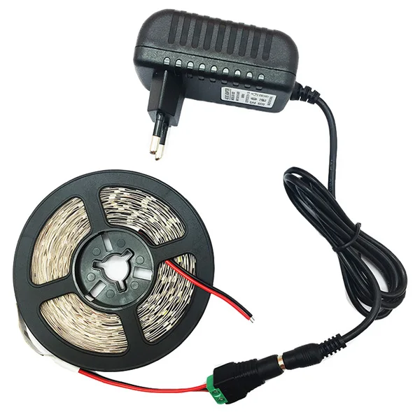 5 meter 300Leds Non-waterproof RGB Led Strip Light 2835 DC12V 60LedsM Flexible Lighting String Ribbon Tape Lamp Home Decoration (4)(1)