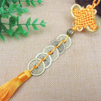 

Car Rearview Mirror Pendant Ornaments Auto Car Vintage Style Chinese Knot Car Decoration Pendant Hanging