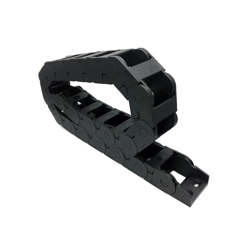 

JFLO 25x38 1Meter 100cm 40" Connection Interior opening Plastic drag chain Cable drag chain Wire Carrier with connector for CNC