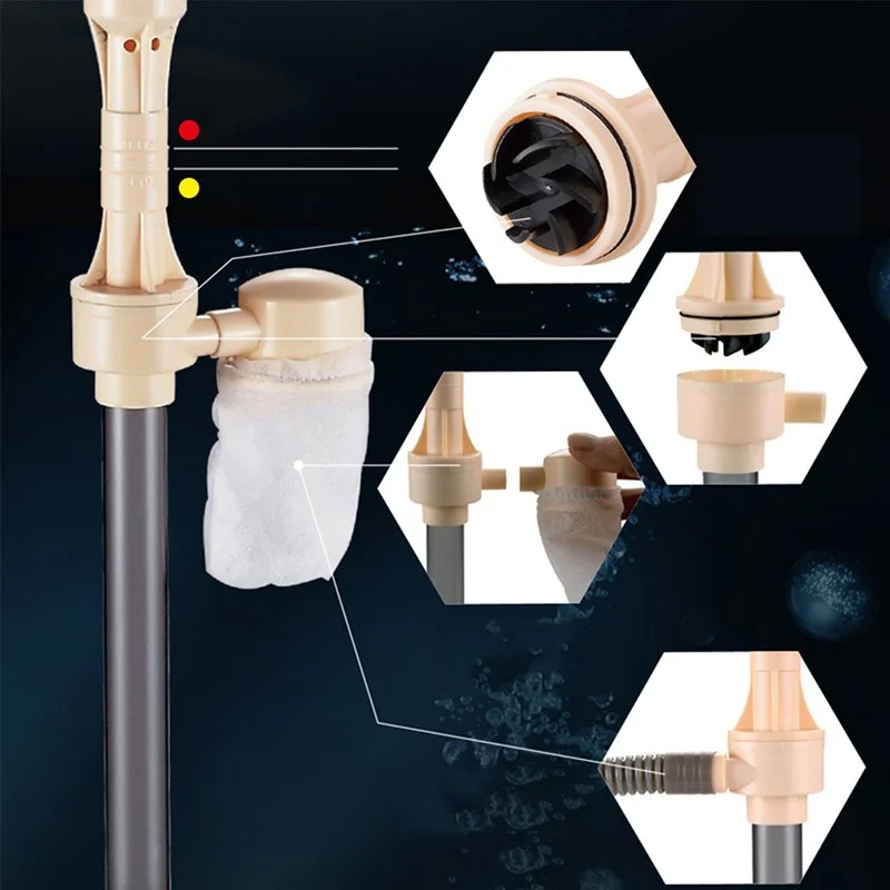 Аквариум смены воды аквариум насос Электрический авто дом вакуумный Fish Tank Гравий накачки фильтра для очистки