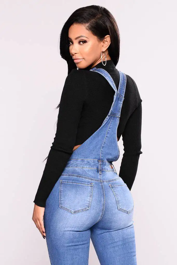 Lguc.H Jeans Woman Denim Women's Overalls Ripped Jeans for Women High Waist Jumpsuits Stretch Pants Female Jumper Trousers 3XL S