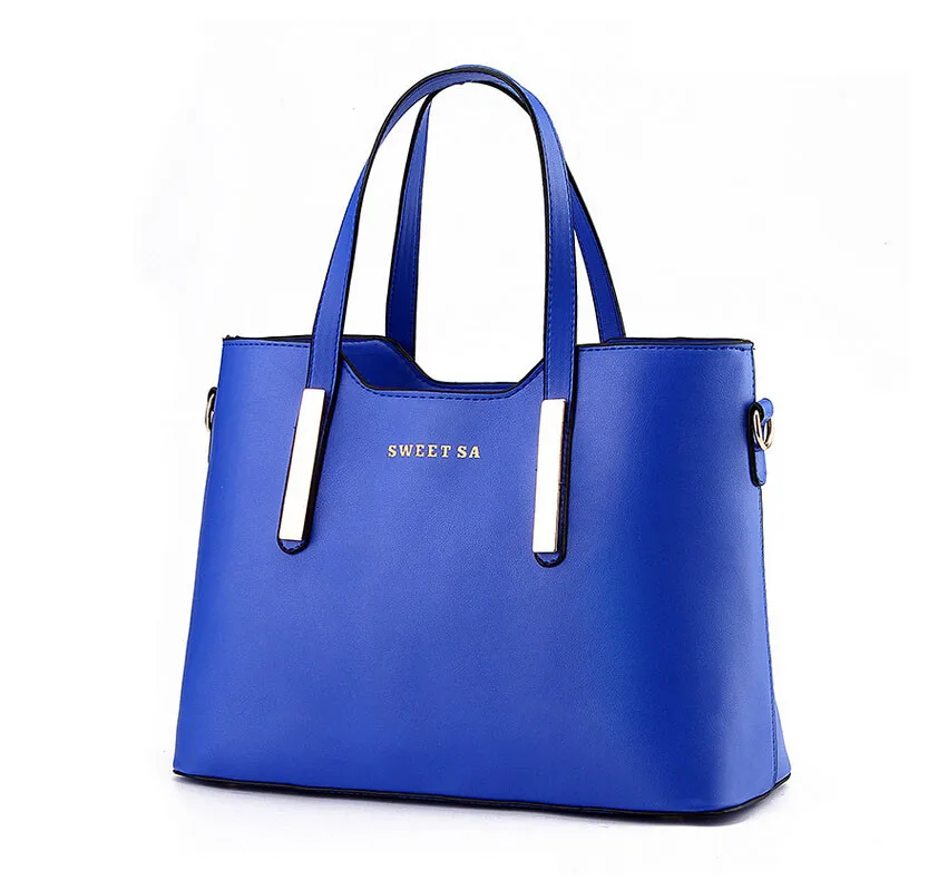 Брендовая кожаная роскошная женская сумка, сумки через плечо, женские сумки, женская сумка из натуральной кожи, женские дизайнерские кожаные сумки - Цвет: Небесно-голубой
