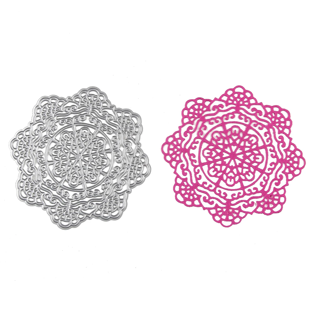 

Hot New Octagon Shape Flower Pattern Metal Cutting Dies Stencils DIY Scrapbook Embossing Album Paper Card Craft Decor 1PCS