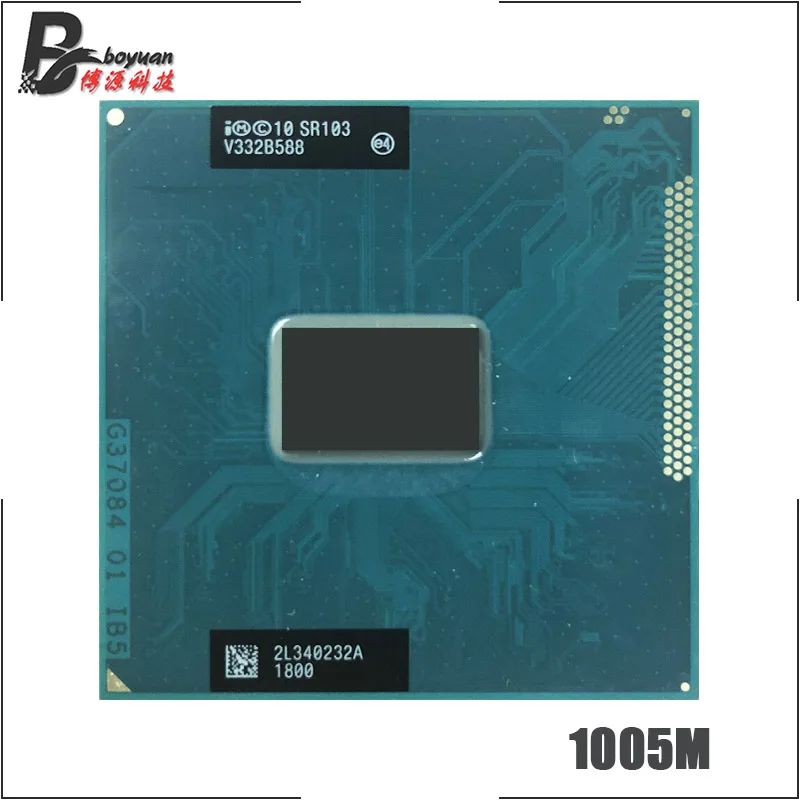

Intel Celeron 1005M 1005M SR103 1.9 GHz Dual-Core Dual-Thread CPU Processor 2M 35W Socket G2 / rPGA988B