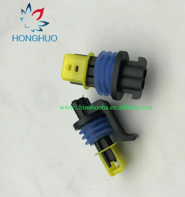 

free shipping 2 PIN female automotive connector waterproof auto plug 15336024