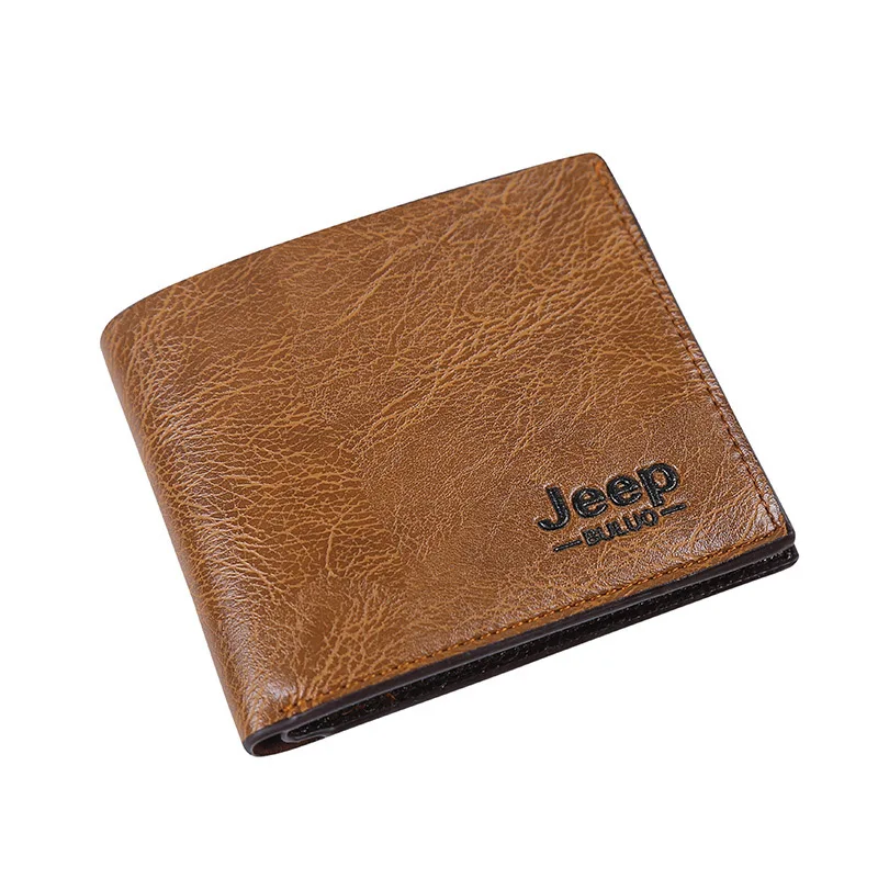 Buy New JEEP PU Leather Men Wallet Classic Short Multi
