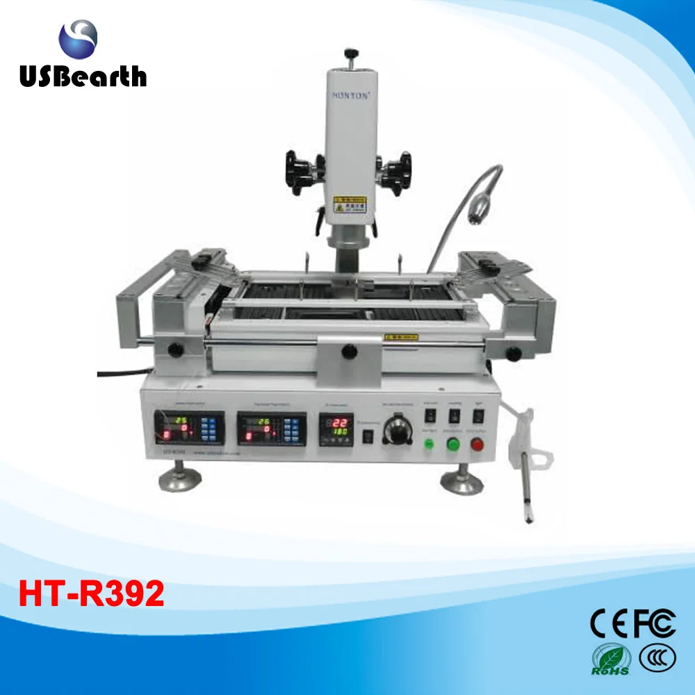 

Honton HT-R392 Infrared+hot air BGA reballing station with three temperature zones for phone repairing,free tax to EU