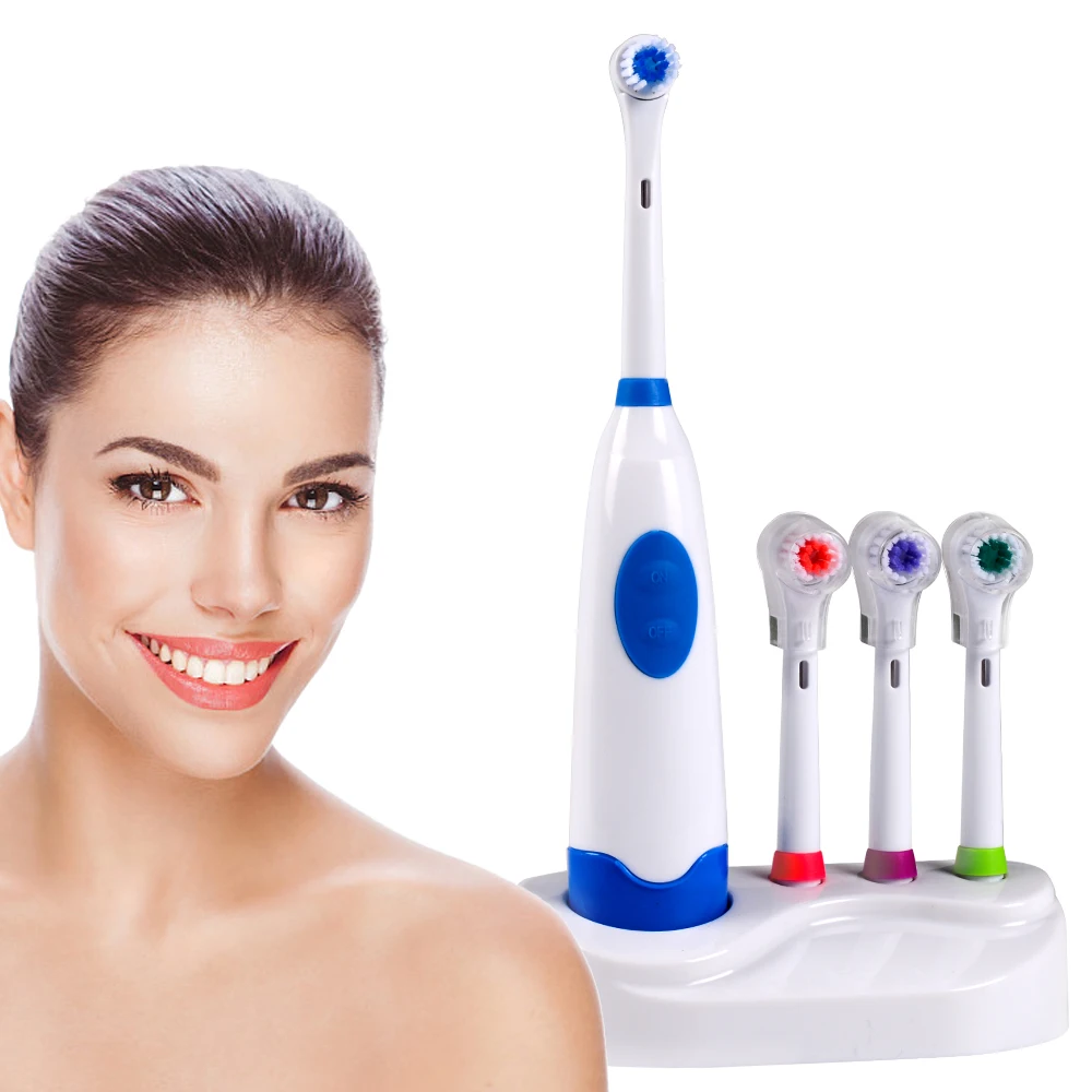 Battery Operated Electric Toothbrush Attachment Waterproof Dental Care